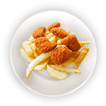 Chicken Nuggets (5) & Chips For Kids 