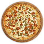 Spicy Chicken & Jalapeno Pizza  7'' 